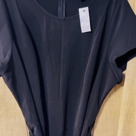 Lane Bryant Classic Black Wide-Leg Jumpsuit - Picture 4 of 7